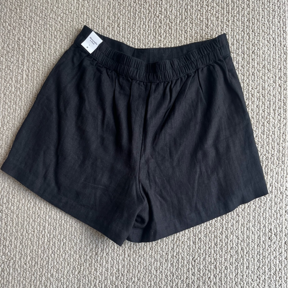 NWT High Rise Linen Shorts - Picture 2 of 3